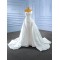 Fashion Sleeveless Wedding Dress 2024 New Lace Two In One Elegant Plus size Vestido De Noiva Korean Bride Gown