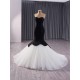 Formal Prom Dresses Sleeveless Black Evening Dress Saudi Arabia Mermaid Floor Length Cocktail Party Gowns