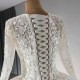 Glitter Lace Princess Wedding Dresses Long Sleeve Sequin V Neck Bridal Gowns Bride Dresses 2025