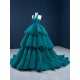 Halter Neck Aqua Prom Dresses Sleeveless Homecoming Dress Ruffled Evening Gowns