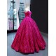 Hot Pink Evening Dresses Sweetheart Neck A Line Formal Gowns 2024 Party Vestidos De Fiesta Elegante