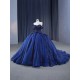 Lace Appliqued Vestidos De 15 Anos Navy Blue Quinceanera Dress 2024 Cocktail Dresses Vestidos De Baile Ball Gown