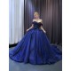 Lace Appliqued Vestidos De 15 Anos Navy Blue Quinceanera Dress 2024 Cocktail Dresses Vestidos De Baile Ball Gown