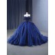 Lace Appliqued Vestidos De 15 Anos Navy Blue Quinceanera Dress 2024 Cocktail Dresses Vestidos De Baile Ball Gown