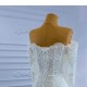 Lace Appliques Wedding Dress For Woman Mermaid Bride Gown Detachable Sleeve Princess Dress