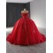 Lace Up Red Vestidos De 15 Quinceanera Sweet 16 Dress Off The Shoulder Lace Appliques Quinceanera Dresses Ball Gown