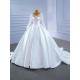 Long Sleeve 2024 Wedding Dresses For Woman Ball Gown Bride Gowns Backless Floor Length Formal Dress