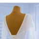 Long Sleeve 2024 Wedding Dresses For Woman Ball Gown Bride Gowns Backless Floor Length Formal Dress