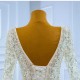 Long Sleeve Ball Gown Wedding Dresses 2024 Arabic Aso Ebi Crystal Vestidos De Novia Court Train Bridal Gowns Plus Size