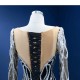 Long Sleeve Beaded Black Evening Dresses For Women 2024 Dubai Floor Length Formal Prom Party Gowns