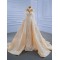 Long Sleeve Champagne Prom Dresses High Neck Women Formal Dress Special Occasion Party Evening Gowns Customized