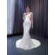 Long Sleeve Mermaid Wedding Dress White 2024 Crystal Bridal Gown Vestido de Novia