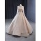 Long Sleeve Nude Evening Dresses A Line Beading Bride Wedding Women Prom Party Dress