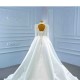 Long Sleeve Pearl Wedding Dress Two In One Bridal Gown Elegant Vestido De Noiva