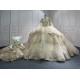 Long Sleeve Pink Quinceanera Dresses Tiered Ball Gown Appliques Vestido De 15 Anos Custom Made