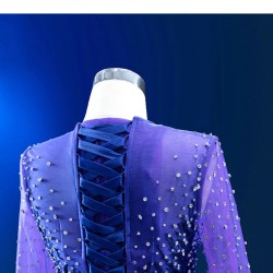 Long Sleeve Purple Prom Dresses A Line Homecoming Dress Special Occasion Formal Party Gowns 2024