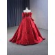 Long Sleeve Red Quinceanera Dress 2024 Cocktail Dresses Vestidos De Baile Sequin Ball Gown