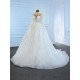 Long Sleeve Wedding Dress Ball Gown Bridal Gown Graceful Floor length Bride Dresses Sequin Vestidos De Novia