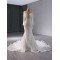 Long Sleeve Wedding Dress Pearl Mermaid Bridal Dresses Vintage Vestido De Noiva