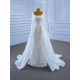 Long Sleeve Wedding Dress Square Collar 2024 African Arabic Bride Gown Sequin Bridal Dress