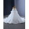 Long Sleeve Wedding Dress for Bride Sweetheart Neck Backless Bridal Gowns Vestido de novia 2024