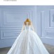 Long Sleeve Wedding Dresses For Bride 2024 Ball Gown Dubai Saudi Arabia Bridal Gown With Applique