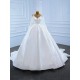 Long Sleeve Wedding Dresses Scoop Neck Bridal Dress Floor Length Bridal Gown Vestido De Novia 2024