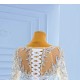 Long Sleeve Wedding Dresses Scoop Neck Bridal Gowns Sequin Vestidos De Novia 2024