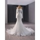 Long Sleeve Wedding Dresses Sequined Beading Bride Gowns 2024 Sweetheart Neck Custom Made Robe De Mariee