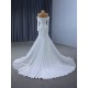 Long Sleeve Wedding Dresses for Women 2024 Bride Mermaid Wedding Gown Sweetheart Neck Bridal Dress