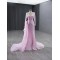 Long Sleeves Pink Formal Prom Dresses Sequin Special Occasion Event Party Gowns Evening Dress Customized