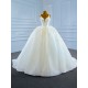 Luxurious Dubai Ball Gown Sleeveless Wedding Dresses For Women Custom Bridal Dress Sequin Vestido De Novia