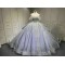 Luxury Lavender Quinceanera Dress Custom Made Vestidos De 15 Anos Off Shoulder Crystal Sweet 15 Gowns