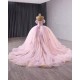 Luxury Lilac Quinceanera Dress Off Shoulder Crystal Sweet 15 Gowns 2025 Custom Made Vestidos De 15 Anos 