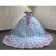 Luxury Ball Gown Multi Quinceanera Dresses 2024 3D Flowers Sweetheart Party Prom Gown Vestidos De 15 Anos