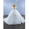 Luxury Ball Gown Wedding Dress Strapless Beading Backless Lace Up Bridal Growns Sequin Princess Dress