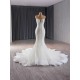 Luxury Off Shoulder Wedding Dresses Princess V Neck Chapel Train Women Bride Gown Pearl Vestido De Novia