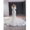 Luxury Off Shoulder Wedding Dresses Princess V Neck Chapel Train Women Bride Gown Pearl Vestido De Novia