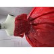 Luxury Princess Red Quinceanera Dresses 2024 Lace Appliques Off Shoulder Ball Gown Party Dress For Sweet