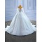 Luxury Sequins Wedding Dress For Women Princess Ball Gown Long Sleeve Bridal Gowns Robe De Mariee