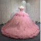 Mauve Vestidos De 15 Anos Customized Ball Gown 15 Year Old Quinceanera Dresses 2025 Ruffled Sweet 16 Evening Party Dress