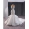 Mermaid Crystal Bridal Gown Wedding Dress Sweetheart Neck vestidos de novia Sleeveless Bridal Women Dress