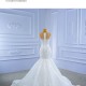 Mermaid Long Wedding Dress Cape Sleeve Bridal Gowns For Women Scoop Neck Vestido de novia 2024