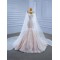 Mermaid Wedding Dress Sleeveless Strapless Bridal Backless Lace Appliques Vestido de novia 2024 With Cape