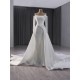 Mermaid White Wedding Dresses Long Sleeve Backless Wedding Bridal Gowns Vestidos De Noiva