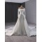 Mermaid White Wedding Dresses Long Sleeve Backless Wedding Bridal Gowns Vestidos De Noiva