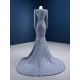 Mermaid Women Prom Dresses Sequin Long Sleeves Formal Evening Dress Wedding Special Occasion Gowns