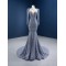 Mermaid Women Prom Dresses Sequin Long Sleeves Formal Evening Dress Wedding Special Occasion Gowns