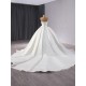 Modern Ball Gown Women Wedding Dresses Sleeveless Bride Gowns Sweetheart Neck Vestido De Noivas