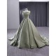 Moss Green Prom Dresses Women Sleeveless Formal Party Evening Gowns Specail Occasion Party Dress